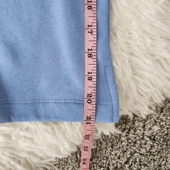 PINK Victoria's Secret FLEECE SHORT-SLEEVE CREWNECK SWEATSHIRT. Size XL. New. - Picture 7 of 10